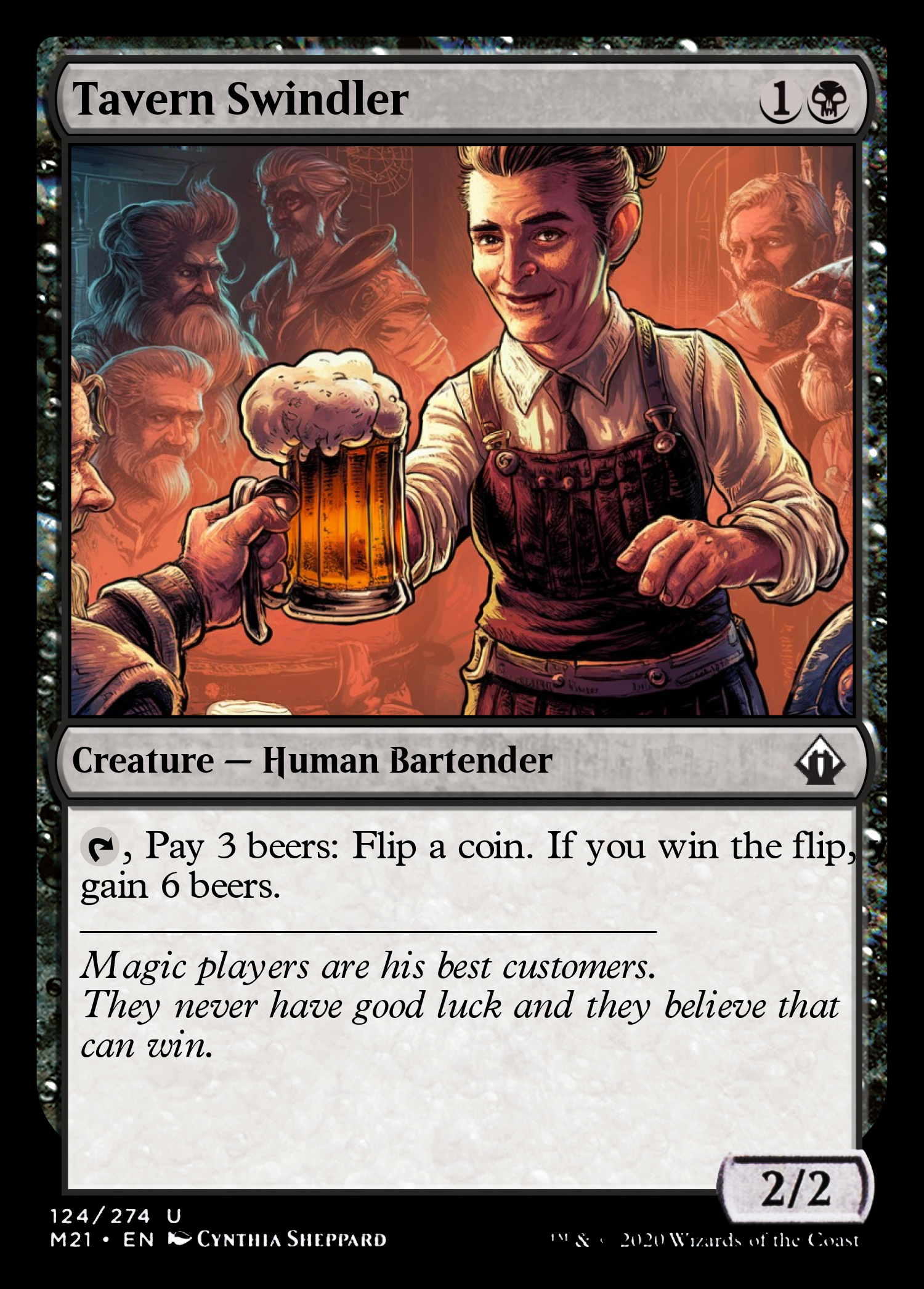 Friday off - pay 3 beers and flip a coin, if you win get 6 beers