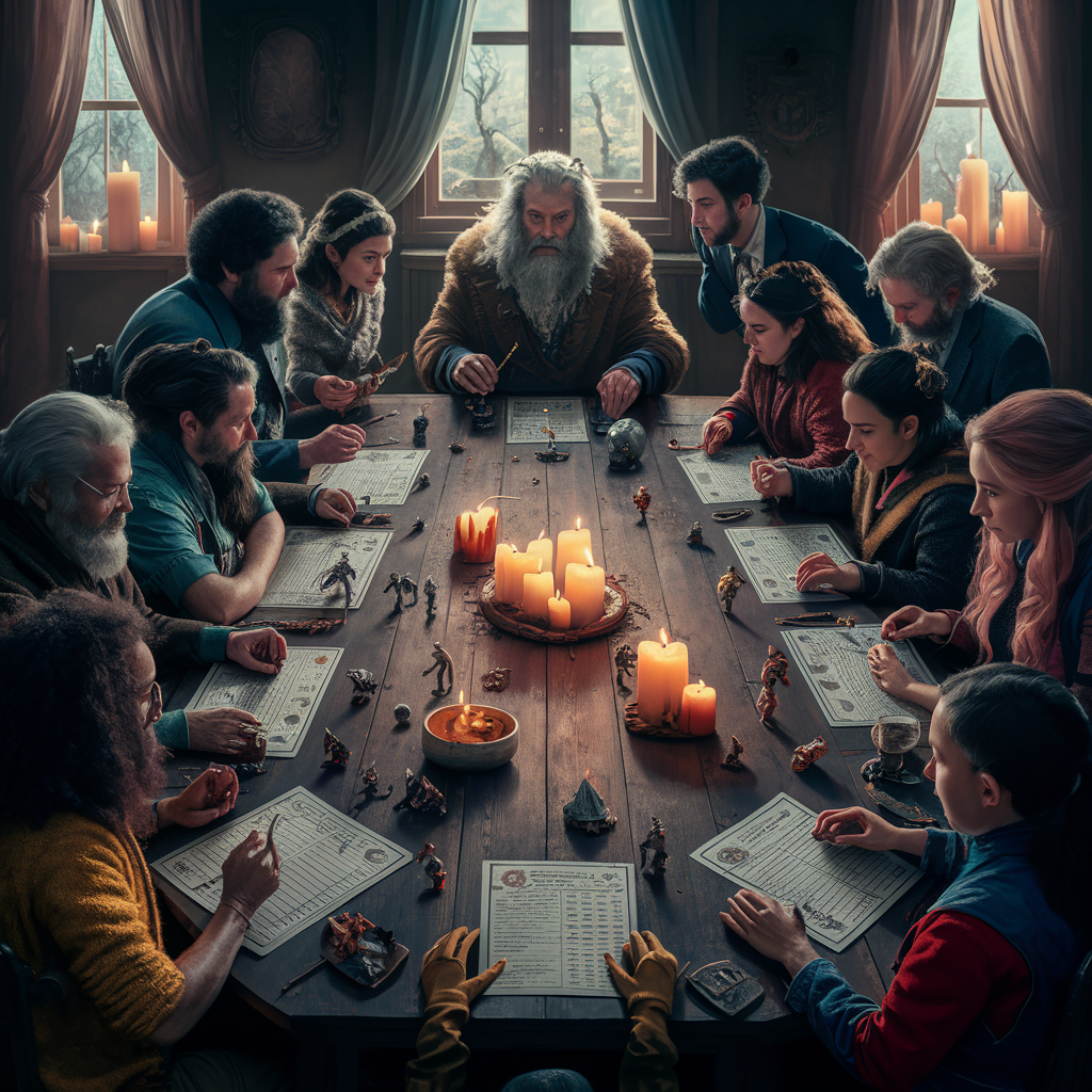 Magic the gathering cards and beer over a table